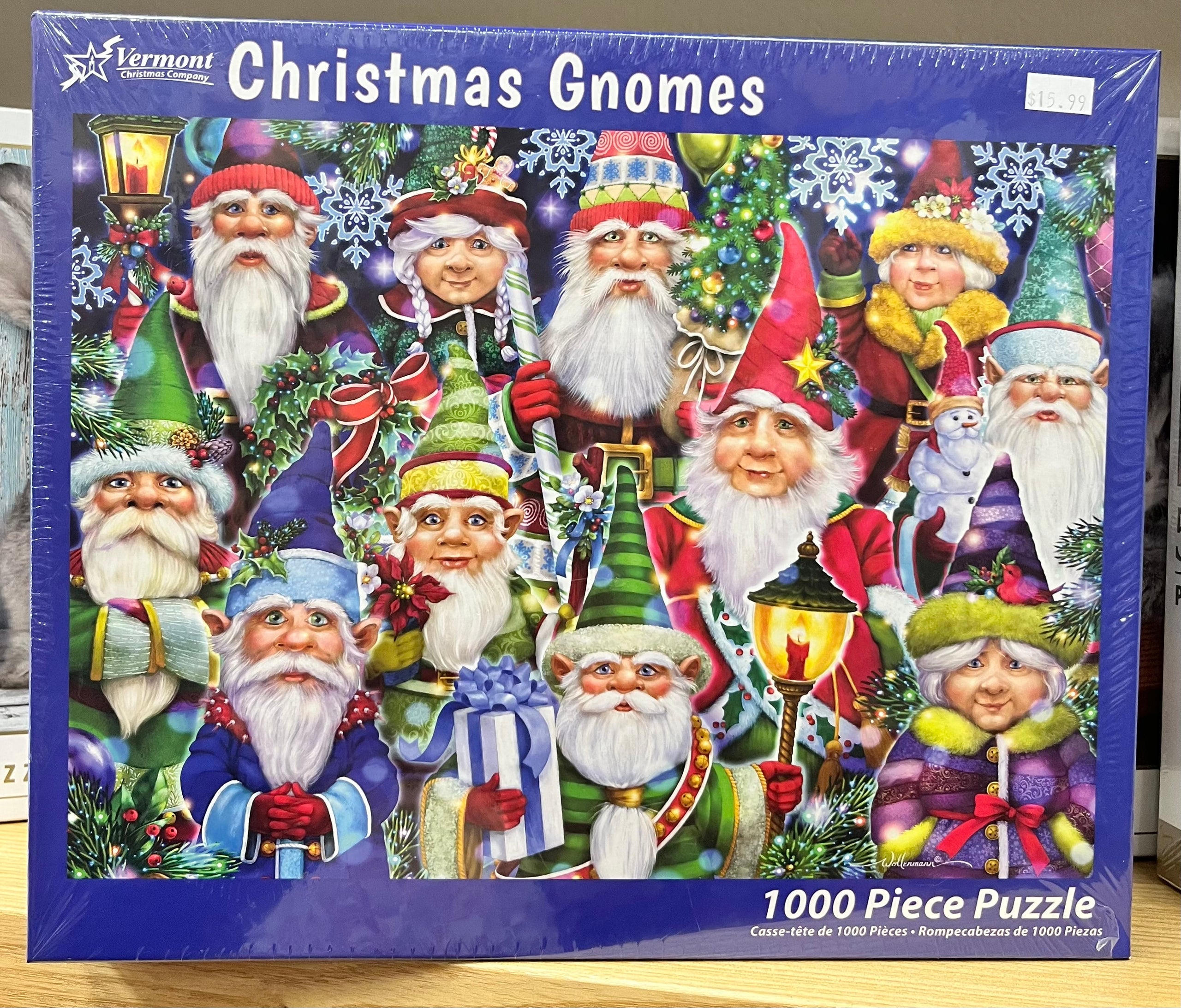 Christmas Gnomes 1000pcs Puzzles Plus